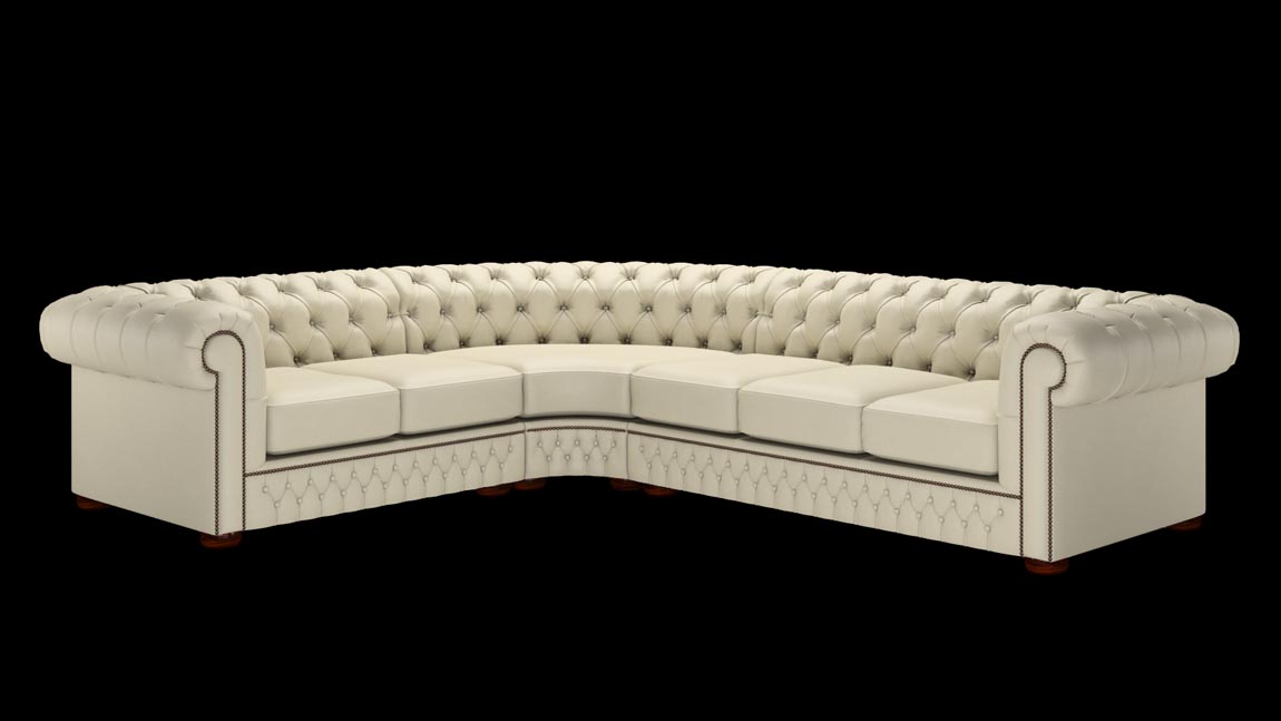 Chesterfield corner sofa (2 x 3)